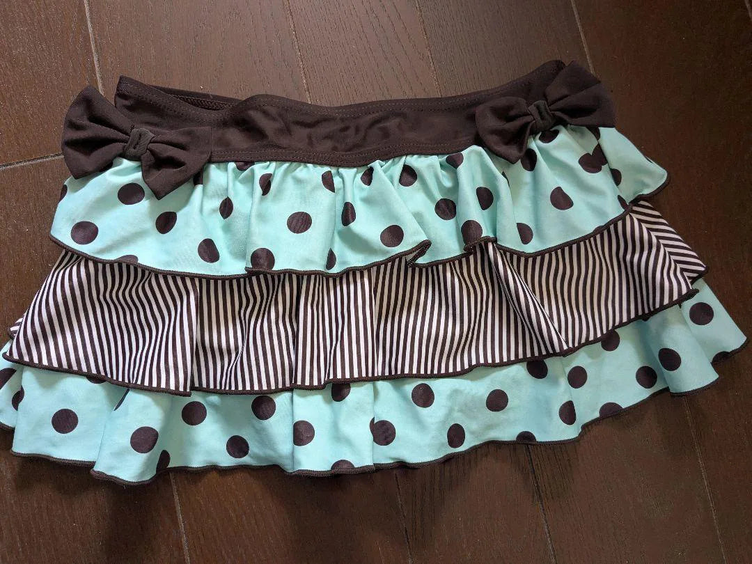 Mint Chocolate Ins Style Polka Dot Cute Bow Sleeveless Vest Cake Dress Skirt Two-Piece Suit Sweet girl Y2K style