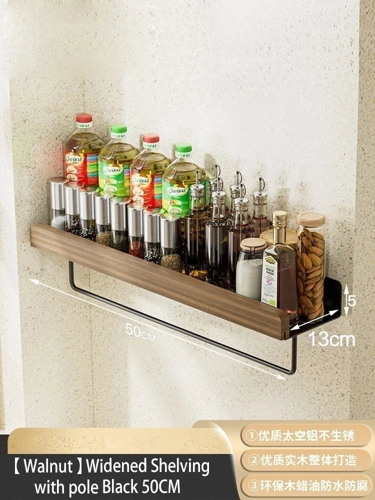 Wall-Mounted Kitchen Spice Storage Rack Multi-Functional Countertop Seasoning Storage Rack Household Multi-Layer Corner Rack