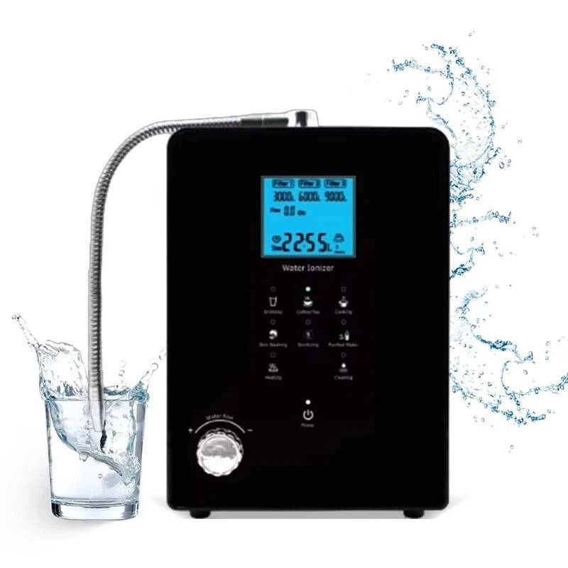 Japan Tech Alkaline Water Machine Ionizers PH Water Filtration Device 9 Plates Plate Platinum Coating Alkaline Water Dispenser