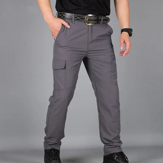 Asian size Mens Summer Tactical Cargo Pants Army Military Style Streetwear Jogger Hiking Trekking Mountain Work Casual Trousers