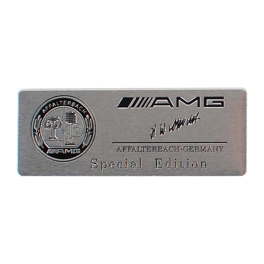 80x30mm car metal AMG badge sticker for Mercedes-Benz W203 W204 W205 W210 W211 W212 W463 W464 W164 W176 CLA CLS GLA decorate