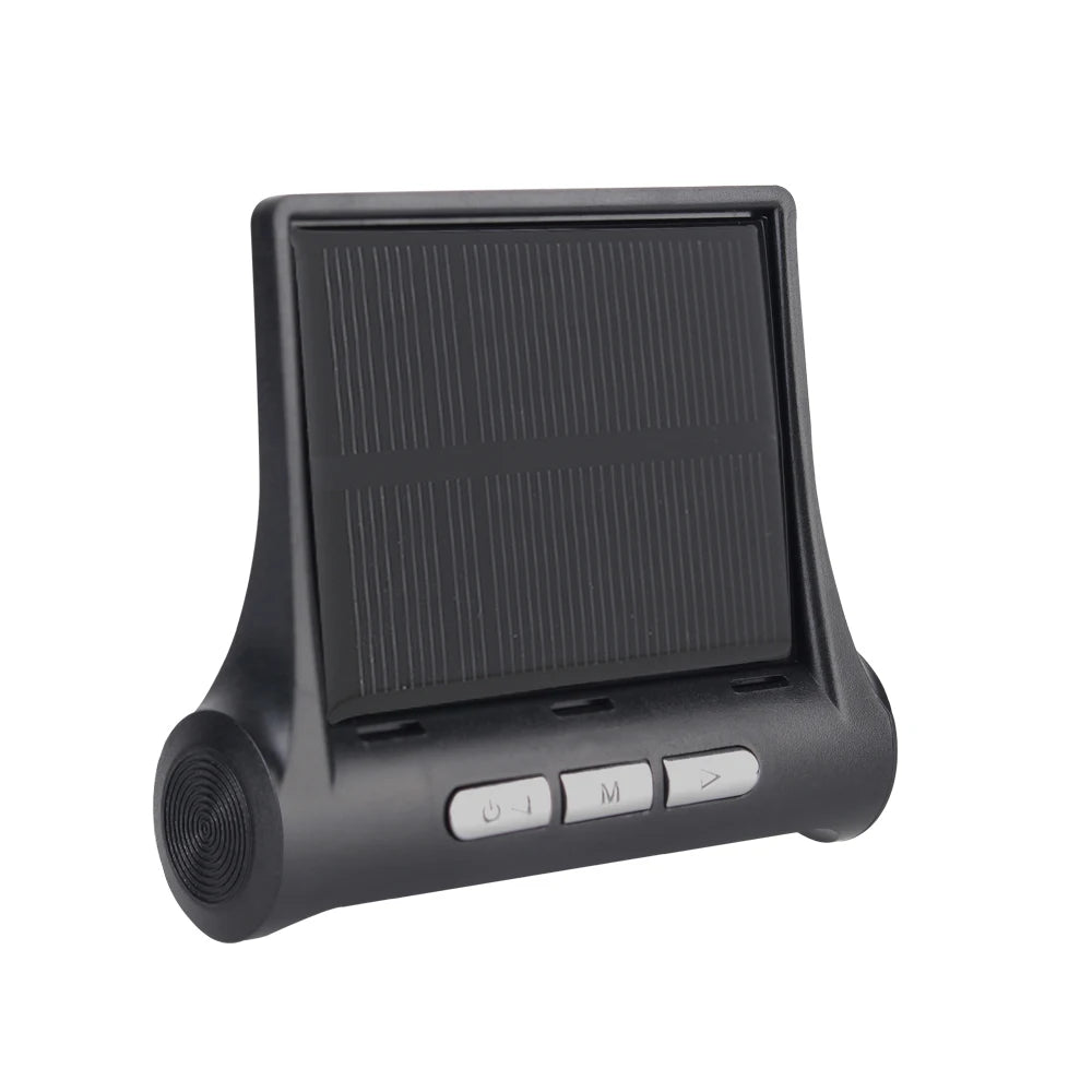 Solar Power TMPS LCD Display With 6 External Sensors For Truck Bus Car Tire Pressure Monitoring LCD Security Alarm