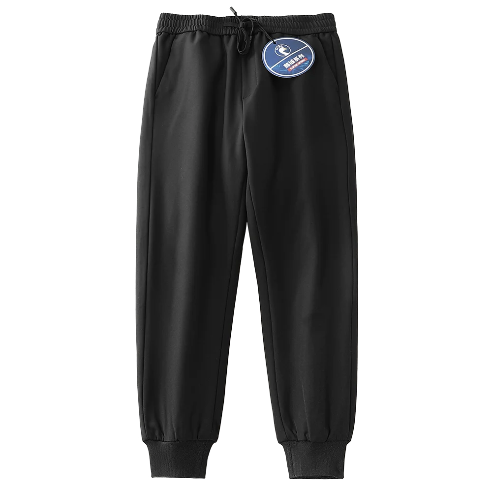 High-End Goose down Trousers Lightweight Warm Winter New Style Men's Simple Match Casual Elastic Waist Cuffed down Pants