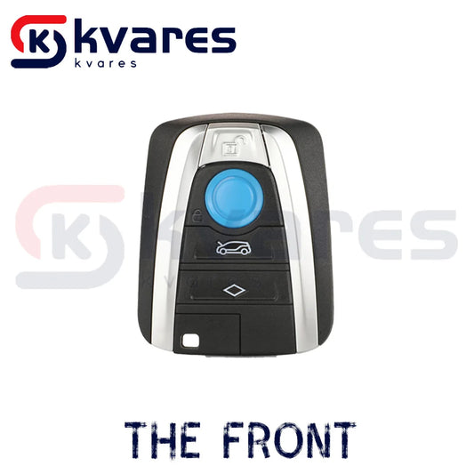 CHWARES 315/433/868 3+1/4 Button Smart Remote Car Key Shell Fob Case For BMW I3 I8 2014 2015 2016 2017 2018 With Uncut Key Blade