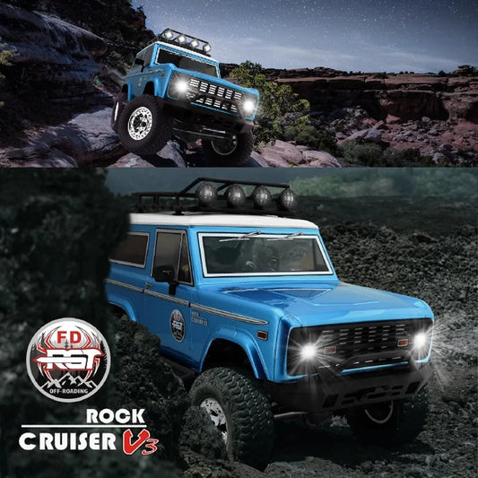 Ruitai RGT 1/10 136100V3FD 4WD Four-Wheel Drive Anti-Climbing Remote Control Car Adult Children's Model Toy