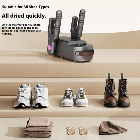 HOMEFISH Automatic Timing Shoe Dryer Deodorizing Household Shoe Drying Device New Model for Footwear Care