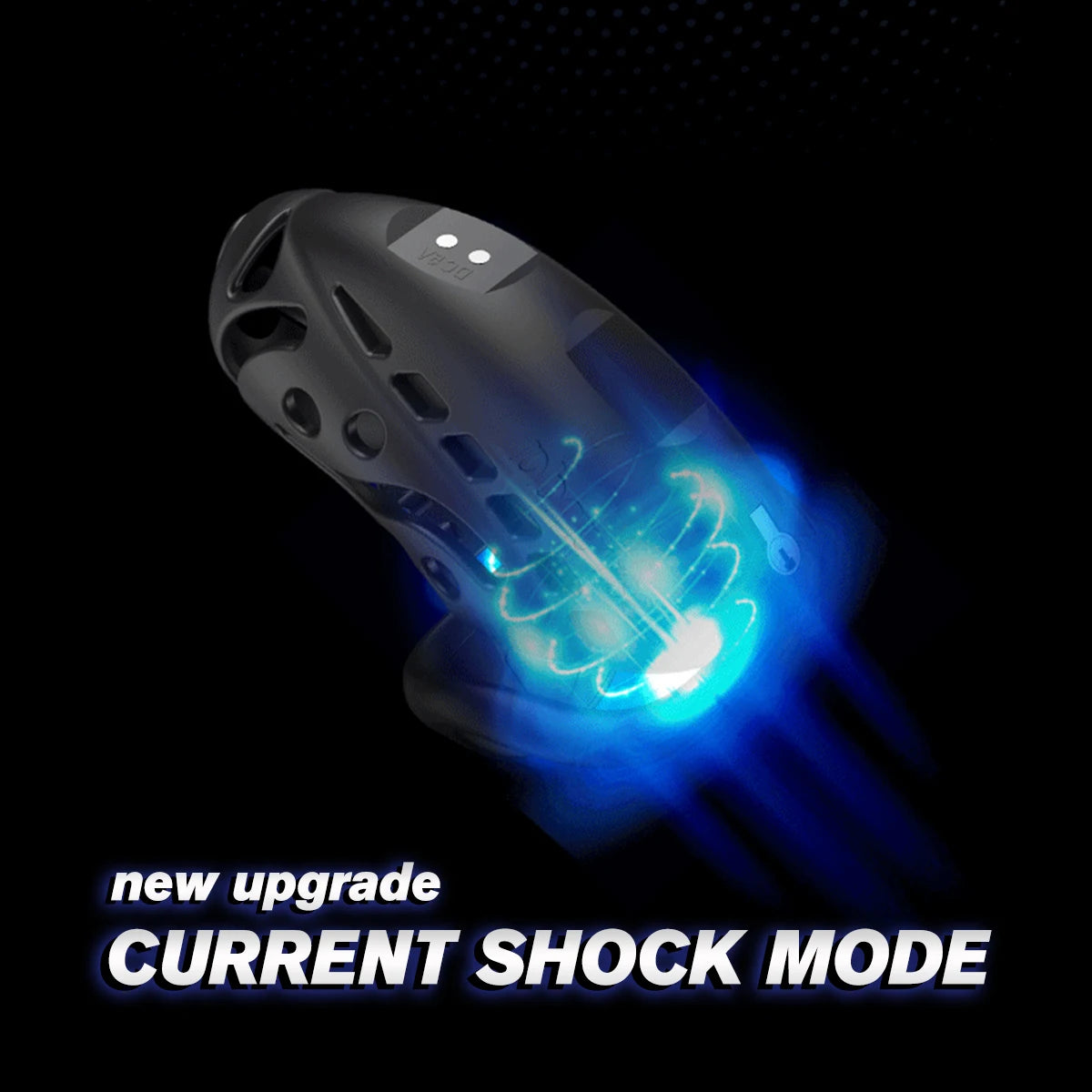 BSDM Wireless Remote Control Electric Shock Cage Male Chastity Cock Ring Lock Electrically Stimulated Penis Cage Adult Sex Toys