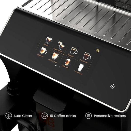 Mcilpoog WS101+3 Business super automatic coffee machine Touch screen to quickly make coffee with one touch