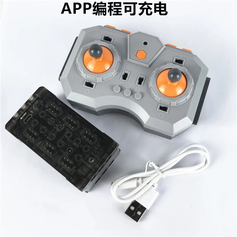 Bluetooth Sbrick Buwizz Battery Box Motors Train Remote Control PF Modification Inside Lithium Battery Bluetooth Control Parts
