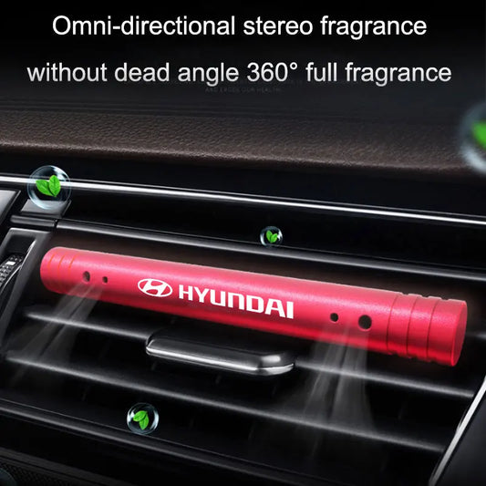 Car Air Freshener Smell Vent Perfume Flavoring Odors For hyundai i10 i20 i30 i40 ix35 N line Kona Santafe Sonata Car Accessories