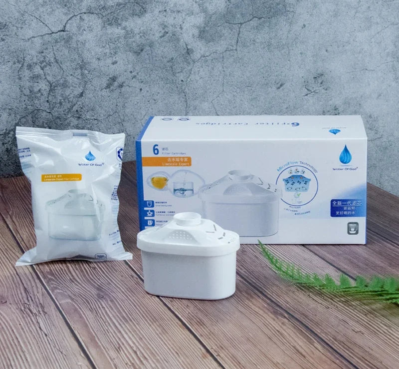6PCS For Brita Maxtra Water Filters Cartridge Limescale Chlorine Impurities Purify Kettle Activate Carbon Water Filter