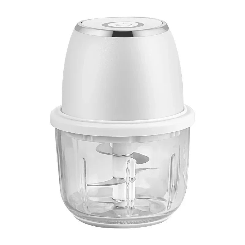 TINSOL New 350ml Electric Food Chopper Meat Grinder Garlic Press USB Multi-Function Vegetable Slicer Blender Kitchen Mixer