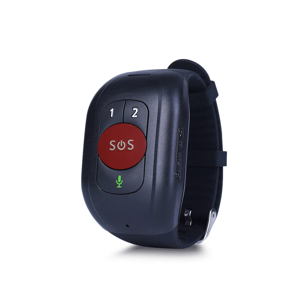 HOT 4G Elderly GPS Tracker V48 SOS Button Wristband Emergency Alarm Waterproof GPS Heart Rate Blood Pressure Monitor