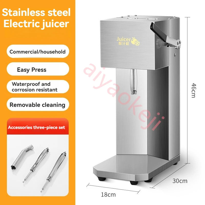 Electric Orange Juicer Extractor Machine Portable No Need to Peel Juicer Blender Juice Squeezer for Orange