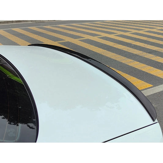 For AUDI A4 S4 RS4 B9 Sedan S style Carbon fiber FRP glossy black Rear Spoiler Trunk Wing Car tuning accessories 2017+
