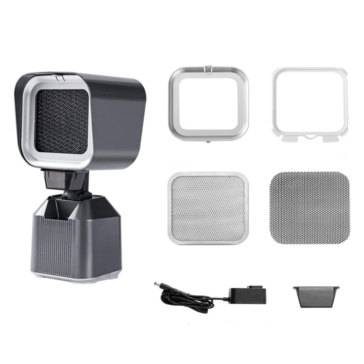 Portable Small Barbecue Range Hood 2 Gears Strong Suction Removable Double Layer Filter Mesh Desktop Kitchen Exhaust Hood Fan