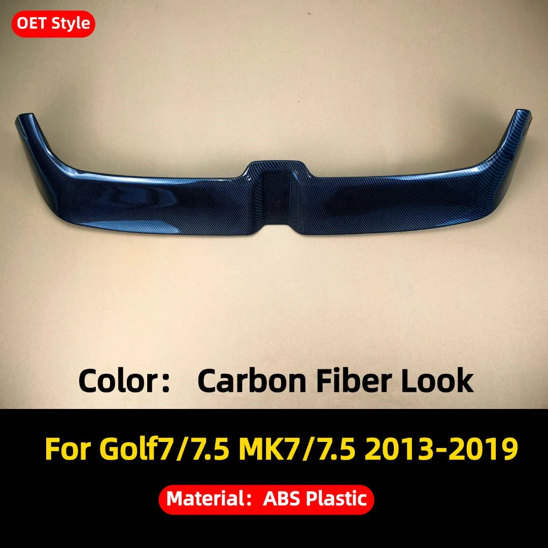 Rear Roof Wing Spoiler Tail Splitter Air Dam Tuning Accessories Body Kit For Volkswagen VW Golf MK 7 7.5 GTI R Oettinger 2013-19