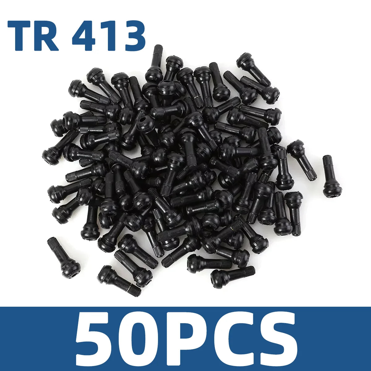 4/8/50/100PCS TR413 TR414 Vacuum Tire Rubber Valve Core Tubeless Tire Valve Core Automotive Tire Valve Valve Automotive Parts