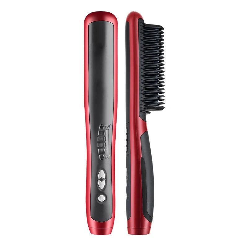 Professional Electric Hair Styling Straightening Smoothing Modeling Brush Rotating Hairbrush Hot Comb Electrical Curling Iron