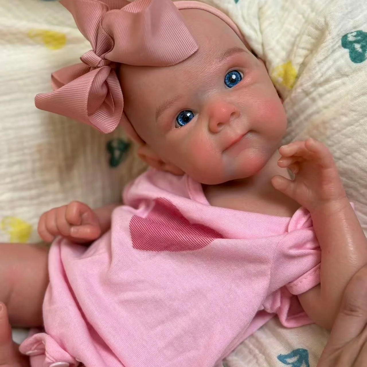 OtardDolls-18 Inches Wrinkle Skin Open Mouth Bettie Solid Silicone Bebe Reborn Girl Doll With Painted Skin Lifelike Reborn Doll