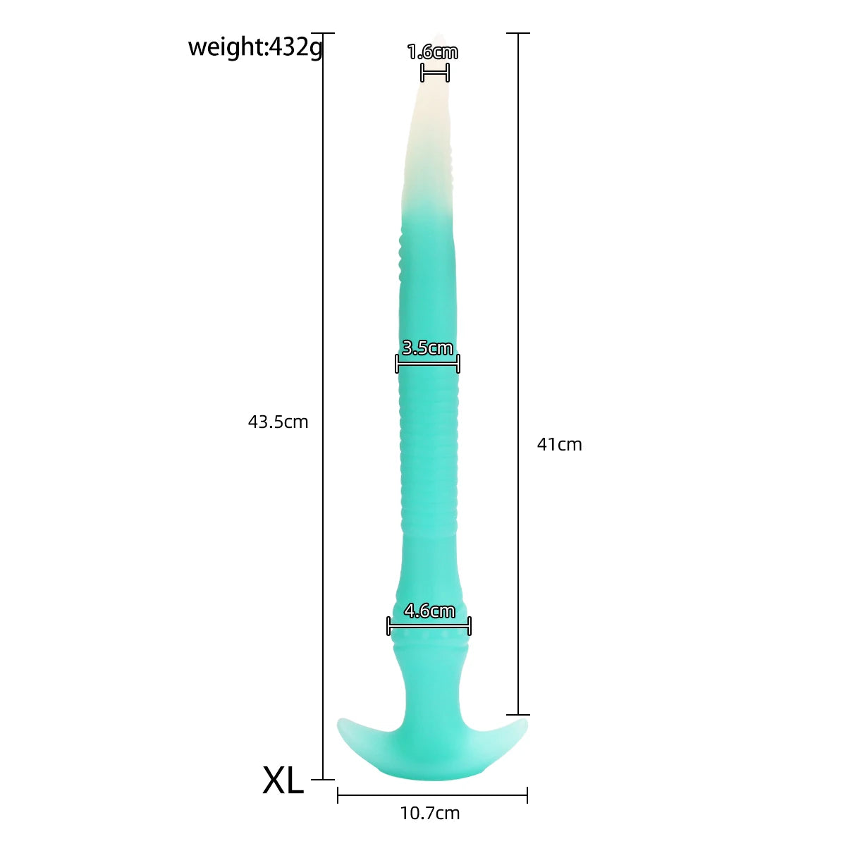 AnalLarge Tentacles Anal Plug Adult Masturbation Toy in Four Sizes, Soft and Safe Liquid Silicone Material, G-spot Anal Stimula