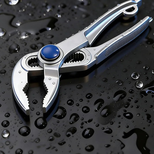 Durable Pipe Plier Wrench Mini Portable Multi-functional Water Pipe Clamp Adjustable Tool For Narrow Space Plumbing & Repairs