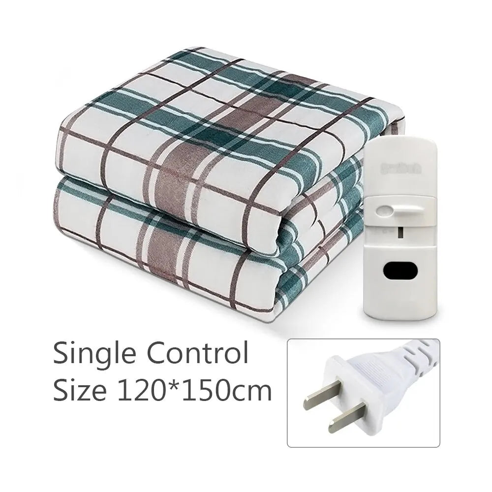 Electric Blanket Heated Mattress 70cm/120cm/150cm Thicker 220V/110V Heater Blanket Electric Winter Body Warmer Home EU/US Plug
