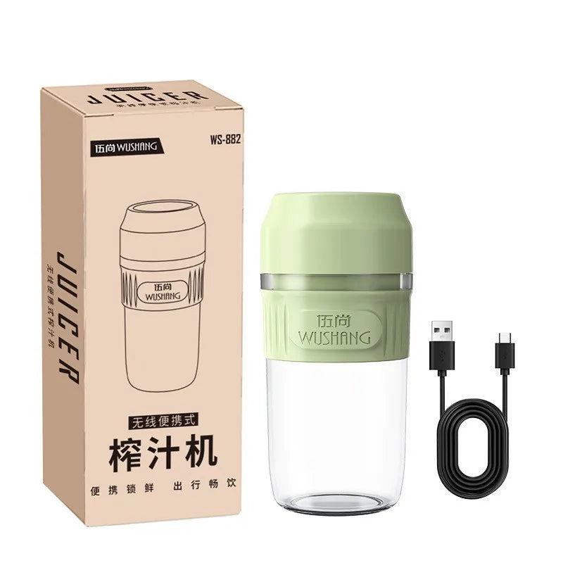 Wireless Rechargeable Juicer Cup Portable Mini Electric Blender USB Charging Fruit Mixer Outdoor Travel Home Small Juice Maker