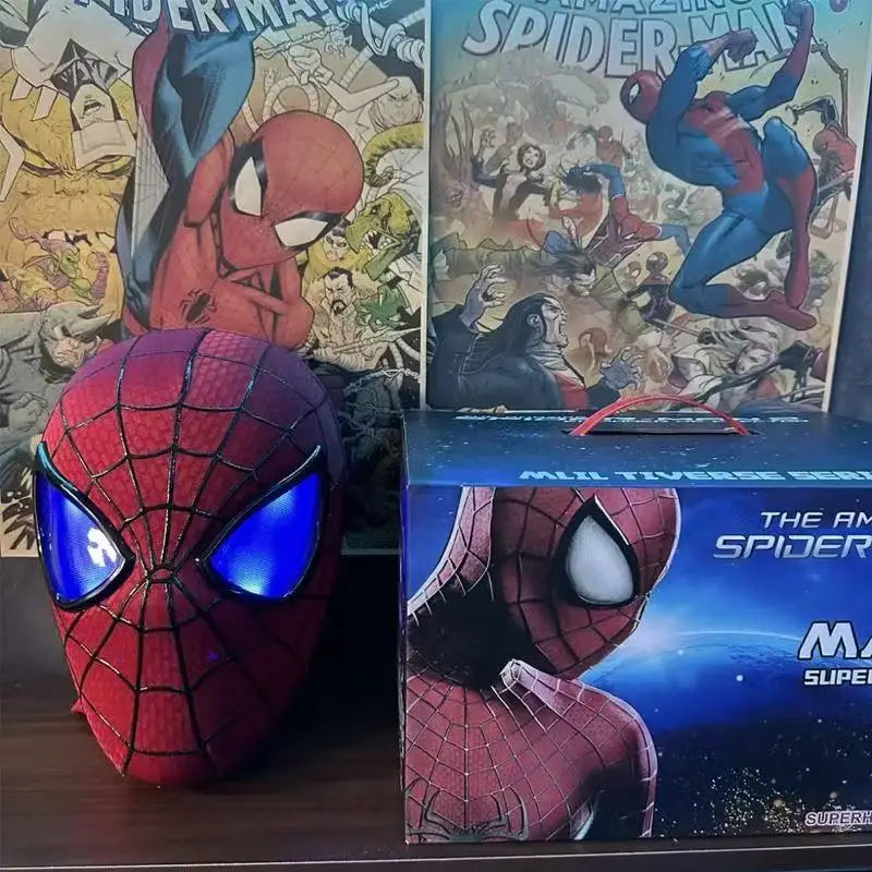 New Amazing Spider-Man 2 Handcrafted High-Quality Mask Spiderman Garfield's Version Of Peter Parker For Halloween Christmas Gift