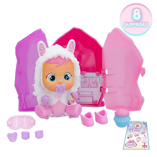 Original Cry Babies Series 1 Magic Tears Icy World Storyland House Tina Bff Dotty Fashion Dolls Collectible Kids Toy Figures 1pc