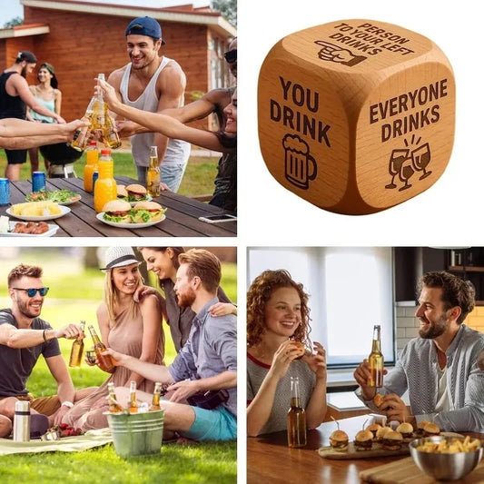 Adults Drinking Party Games, Funny Interactive Dice Game Cards Group Night Activity for Couples Friends Social Events