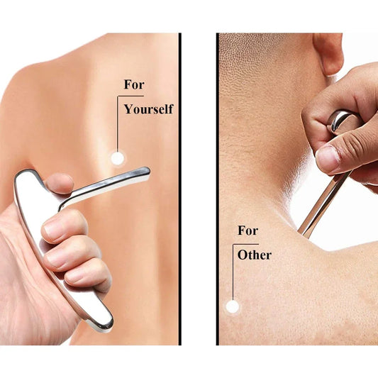 Trigger Point Massage Tool for Deep Tissue Massage & Gua Sha Muscle Scraper Tool for Full Body Pain Relief Acupressure Tools
