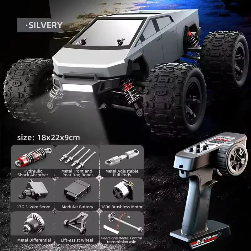 JHD For 2025 New Orignal JJRC C8811 Brushless Motor 4×4 Powerful Power 2.4g Frequency High Speed C8811 Off-Road Model