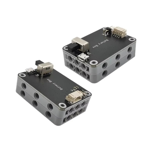MOC Rechargeable 9V Battery Box Power Output Support M/L/XL Motor Forward/Reverse Control Compatible with Building Blocks Toys