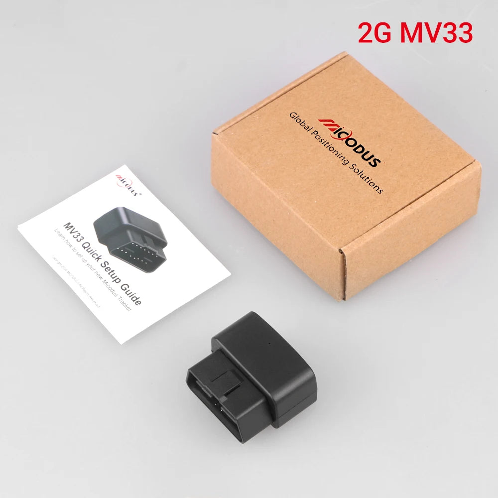 Mini OBD GPS Tracker Car Tracker Micodus 2G MV33 MV66 Realtime Tracking GPS Shock&Plug-out Alarm Geofence Free APP