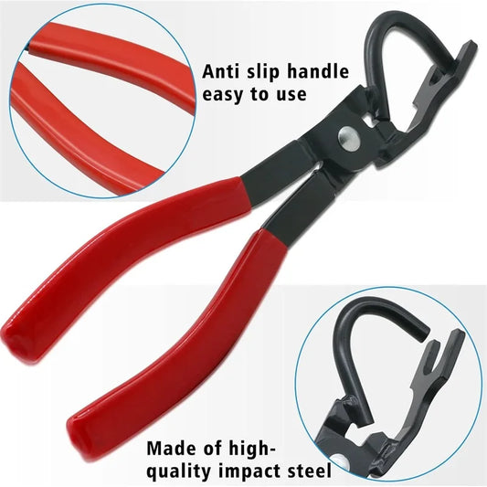 Universal Exhaust Hanger Removal Puller Exhaust Pipe Gasket Removal Plier Car Exhaust Rubber Pad Pliers Anti-Slip Handle Tools