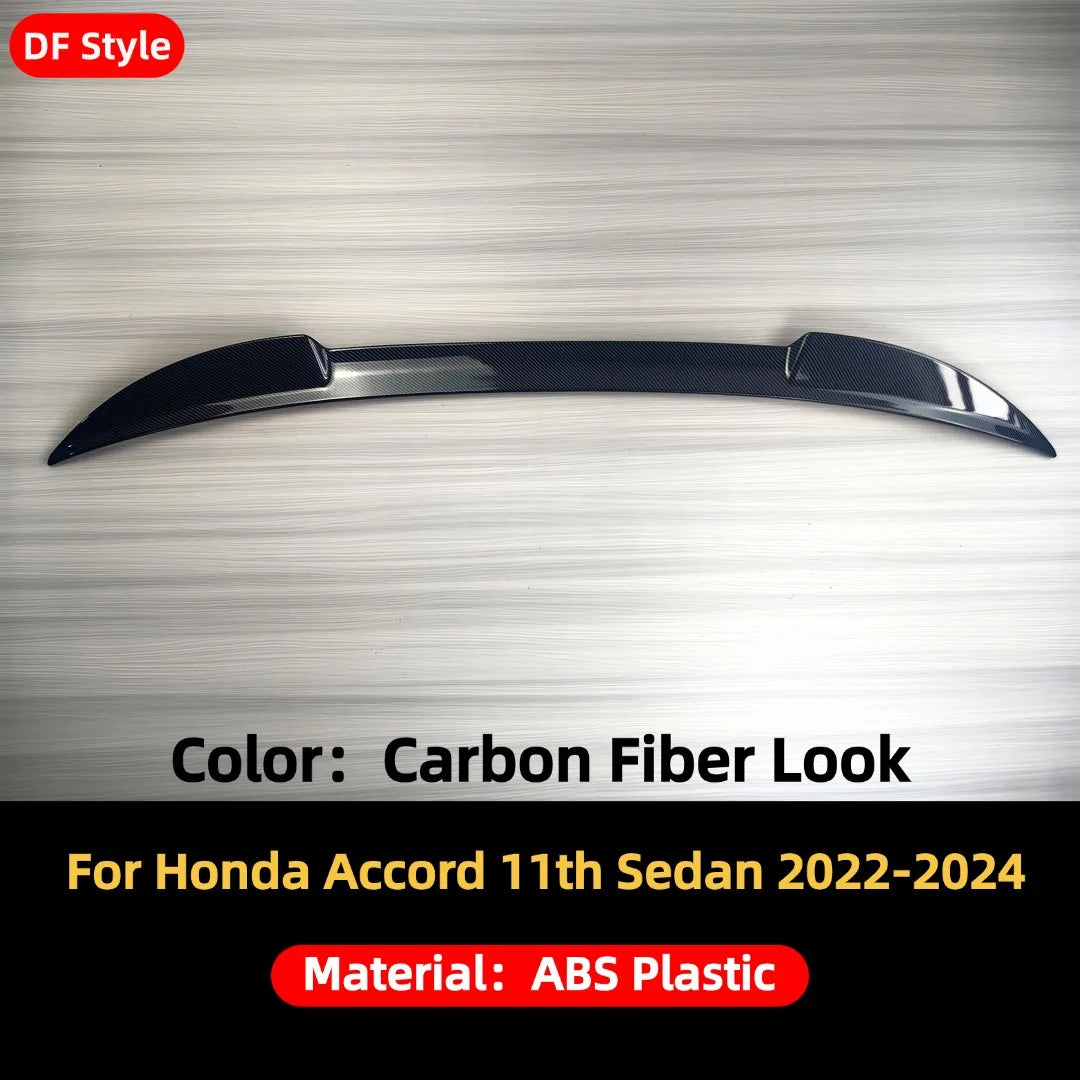 Air Deflector Boot Lip Rear Spoiler Wing Airfoil For Accord Honda 11th Gen Sedan 4 Door 2022-24 Car Styling Tuning Accessories