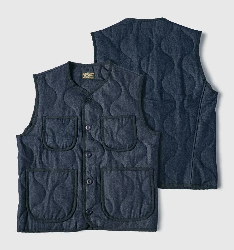 Non Stock Nylon Quilted Sleeveless Jacket Lightweight Liner Warm Waistcoat Vest