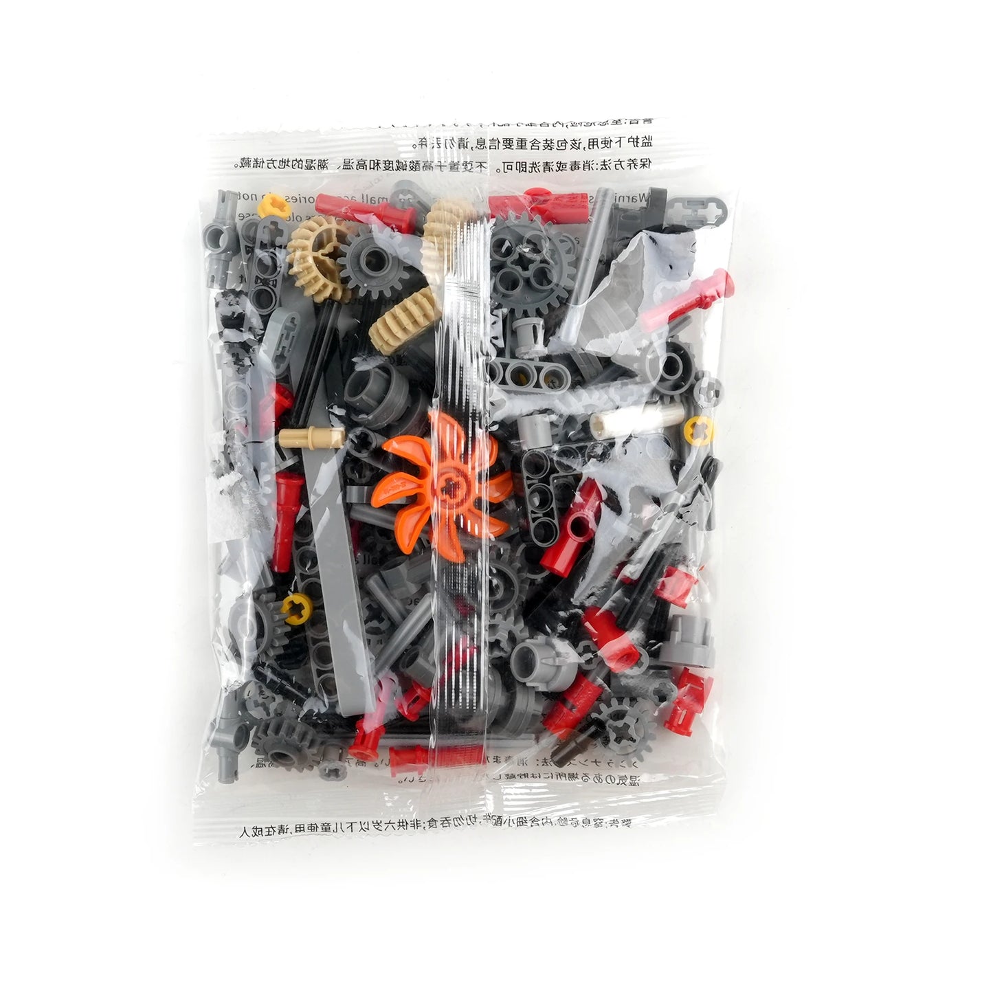 MOC 6-speed Gearbox Differential Gears Technology Building Blocks Parts Compatible Transmission Engineering DIY Bricks Toys