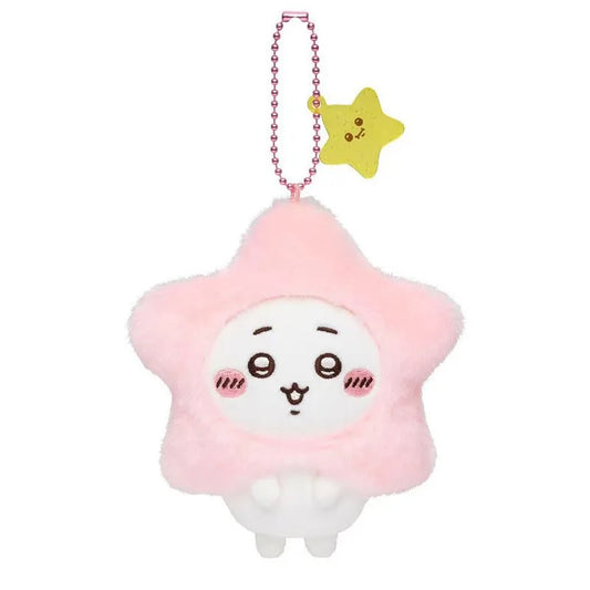 Jhiikawas Wish Star Series Plush Keychain Cute Usagi Hachiware Jiikawa & Friends Anime Pendant, Kawaii Bag Charm for Fans