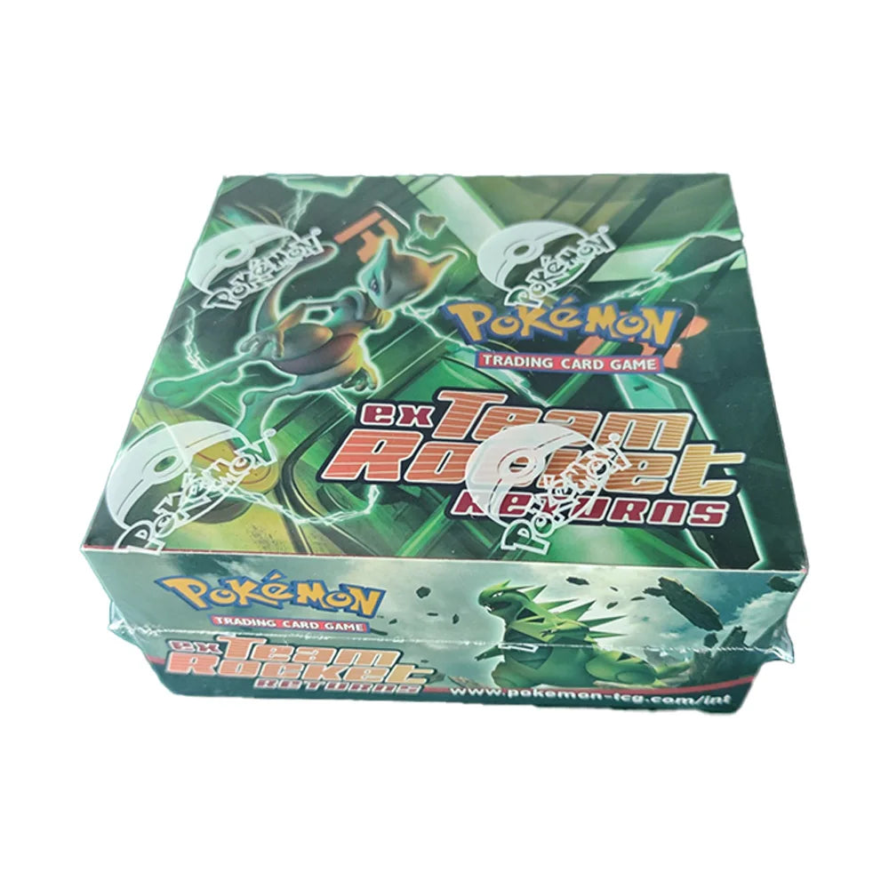 Pokemon EX Team Rocket Returns Booster Box PTCG Cards board game Collection Anime Booster Pack Blind Cards PKM Toy Gifts