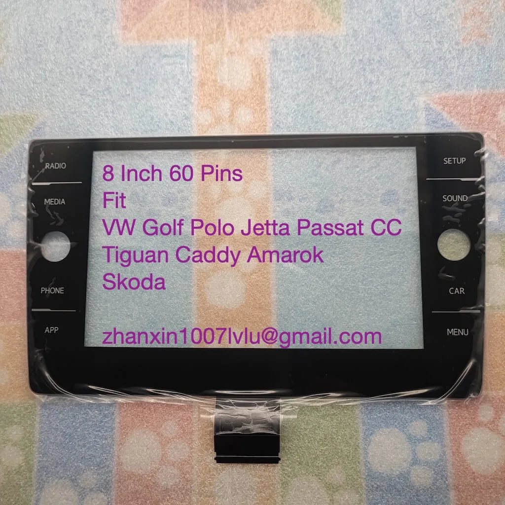 New Touch Screen Glass Digitizer For VW Golf Polo Jetta Passat CC Tiguan Caddy Amarok Car Radio Multimedia Player Navigation