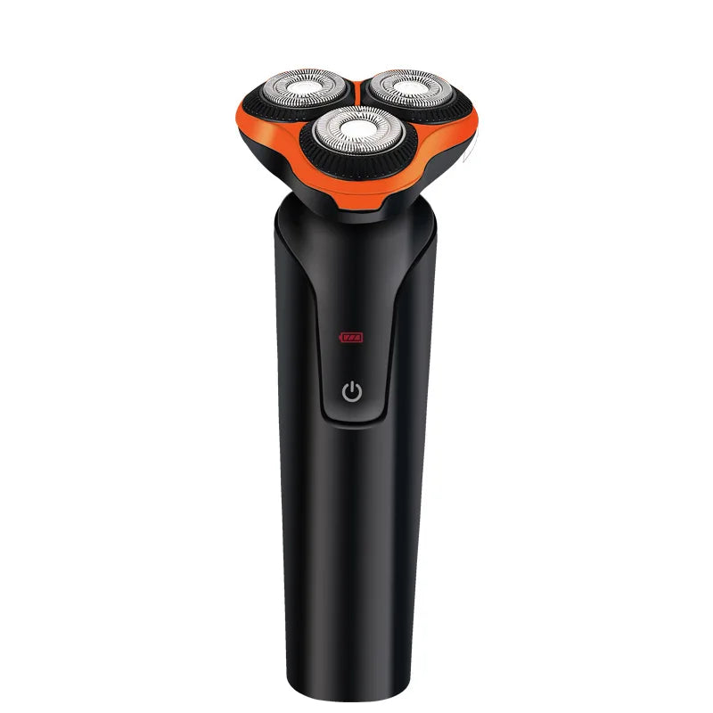 Men's Electric Shaver Wet Dry Shaver with 3-Blade Cutting System Reciprocating Waterproof Shaver Beard Trimmer USB Rechargeable