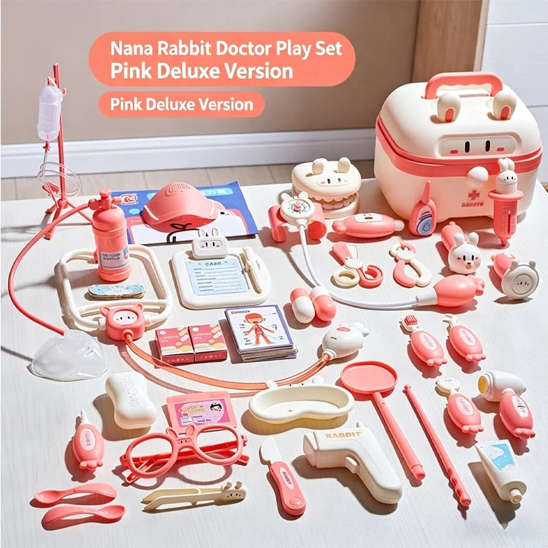 Nana Rabbit Doctor Playset β Nurse Pretend Play with Stethoscope Injection Toy for Baby Interactive Role-Play