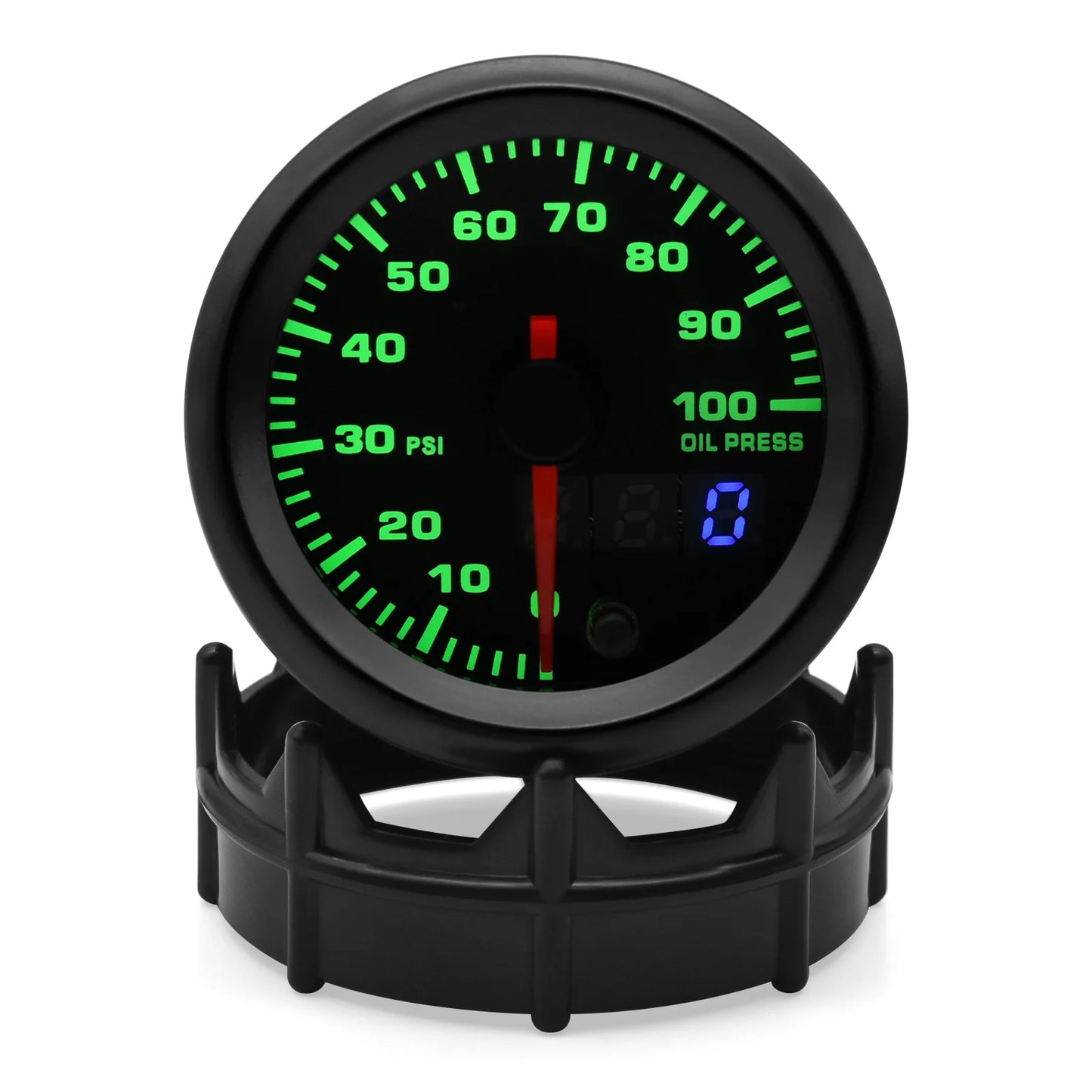 52mm Car Gauge 7 Color LED Boost Gauge Water Temp Oil Temp Oil Pressure Voltmeter Air Fuel Ratio Tachometer for 12V Racing Car