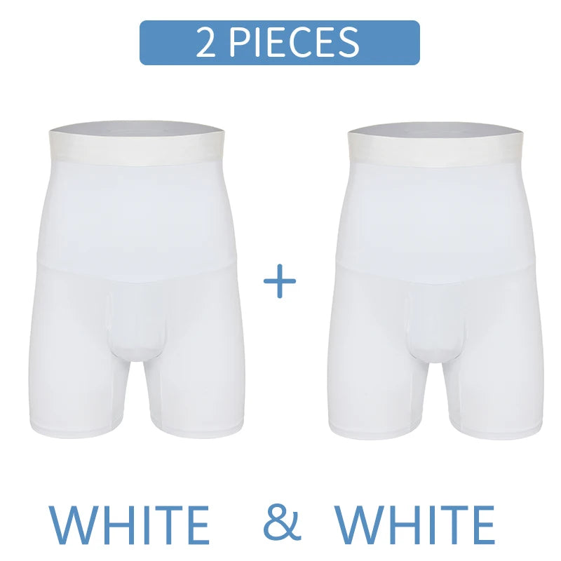 Men Tummy Control Shorts Body Shaper Compression High Waist Trainer Belly Stomach Flat Slimming Shapewear Boxer Underwear Fajas