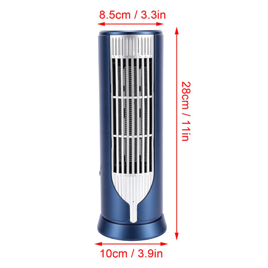 Desktop Space Heater Auto Power Off Energy Efficient Fast Heating Ceramic Heater for Home Electric Heater for Indoor