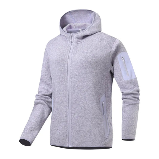 2026 Outdoor Men's Fashion Mountaineering, Casual Sports, Fishing, Alternative Fleece Jacket, Spring and Autumn Hooded Jacket