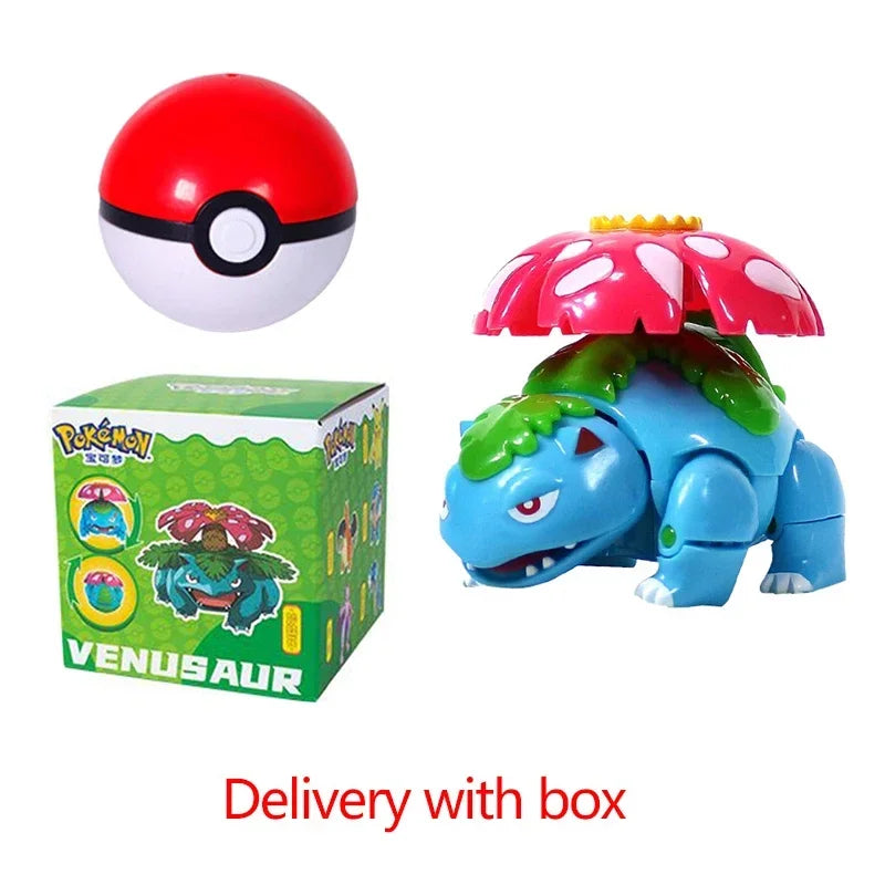 Original Pokemon Figure Ball Pokeball Eevee Blastoise Venusaur Charizard Pikachu Mewtwo Gyarados Elf Monster Toy for Child Gift