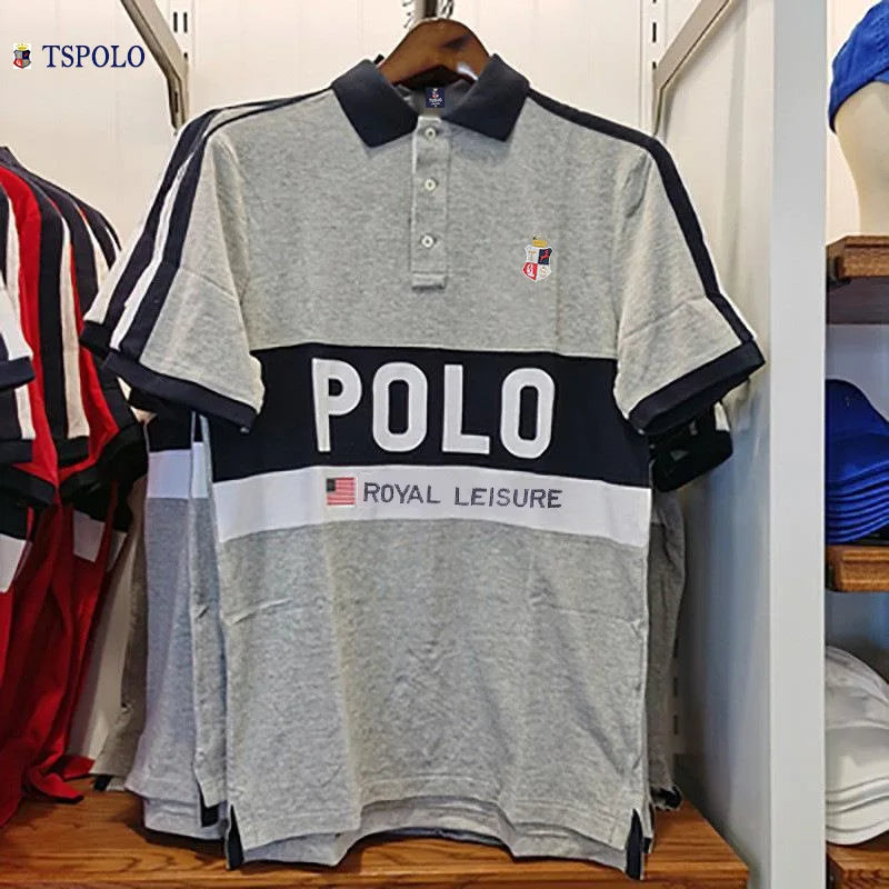 【High-quality】XS-7XL Summer Men's POLO Short Sleeve T-shirt Cool and Breathable POLO Shirt Business Casual Sweat-absorbing Top